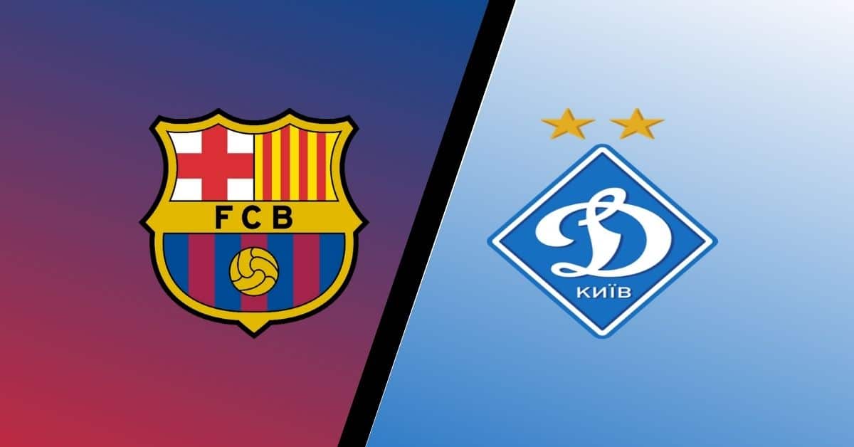 مباراة برشلونة ودينامو كييف يلا شوت